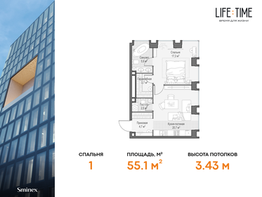65,2 м², 2-комнатная квартира 63 000 000 ₽ - изображение 84