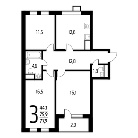 72 м², 3-комнатная квартира 15 500 000 ₽ - изображение 58