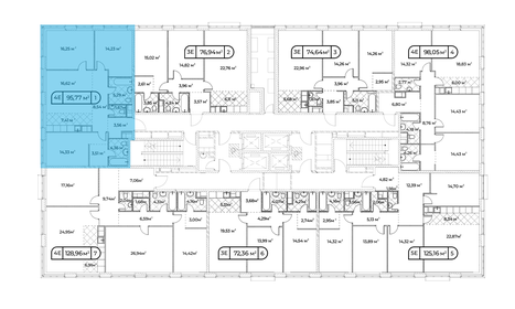 92,1 м², 3-комнатная квартира 96 705 000 ₽ - изображение 30