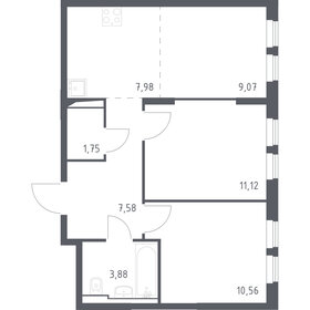 Квартира 51,9 м², 2-комнатная - изображение 1