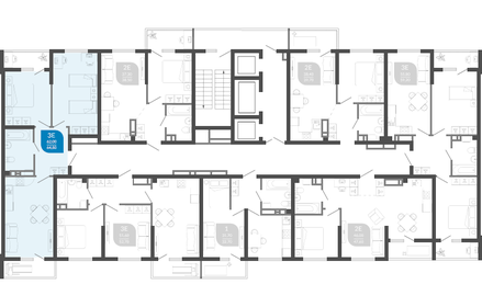 Квартира 64,7 м², 2-комнатная - изображение 2