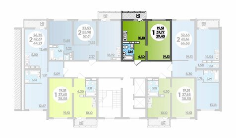 42 м², 1-комнатная квартира 5 500 000 ₽ - изображение 104