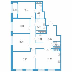 Квартира 137,5 м², 4-комнатная - изображение 1