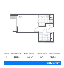 25,8 м², апартаменты-студия 8 722 991 ₽ - изображение 35