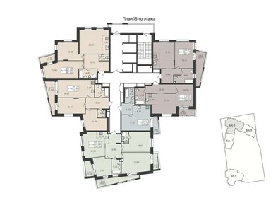 73,7 м², 3-комнатная квартира 8 500 000 ₽ - изображение 106