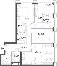 155,4 м², 4-комнатная квартира 43 000 000 ₽ - изображение 127