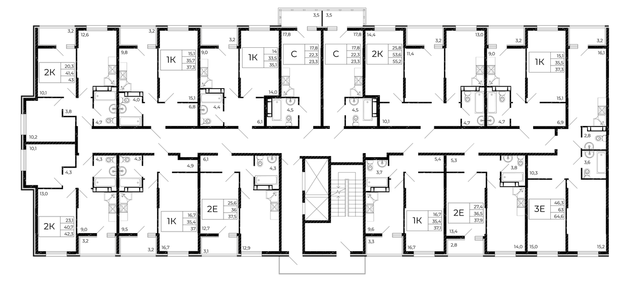37 м², 1-комнатная квартира 4 229 100 ₽ - изображение 1