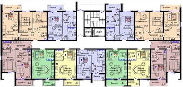 30,1 м², квартира-студия 7 350 000 ₽ - изображение 51