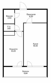 35,8 м², 1-комнатная квартира 4 950 000 ₽ - изображение 113