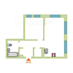 Квартира 45,5 м², 2-комнатная - изображение 1