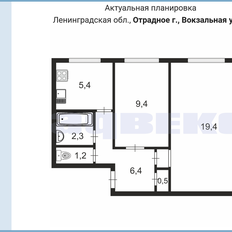 Квартира 43,8 м², 2-комнатная - изображение 2