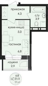 15,7 м², квартира-студия 2 150 000 ₽ - изображение 62