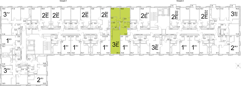 81 м², 2-комнатная квартира 8 991 000 ₽ - изображение 42