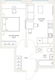 35,8 м², 1-комнатная квартира 8 527 274 ₽ - изображение 41