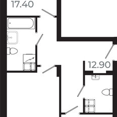 Квартира 68,9 м², 3-комнатная - изображение 2
