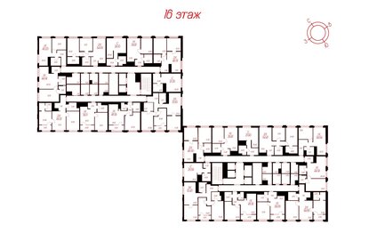 53,3 м², 2-комнатная квартира 6 200 000 ₽ - изображение 99