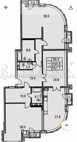 Квартира 155 м², 3-комнатная - изображение 1