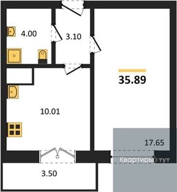 34,6 м², 1-комнатная квартира 3 350 000 ₽ - изображение 12