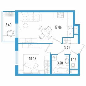 36,7 м², 1-комнатная квартира 6 796 900 ₽ - изображение 3