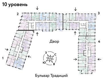 76 м², 3-комнатная квартира 7 480 000 ₽ - изображение 42