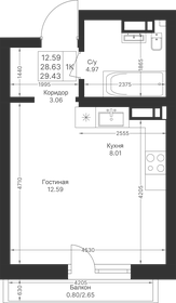 16,9 м², квартира-студия 3 350 000 ₽ - изображение 115