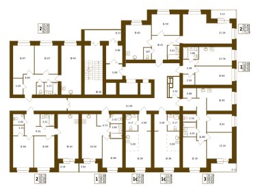 72,7 м², 2-комнатная квартира 14 000 000 ₽ - изображение 45