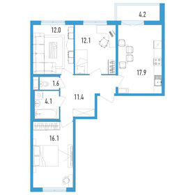 81,2 м², 3-комнатная квартира 11 774 000 ₽ - изображение 53