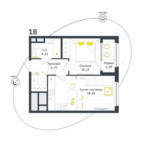 Квартира 41,7 м², 1-комнатная - изображение 1