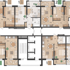 Квартира 73,1 м², 2-комнатная - изображение 2