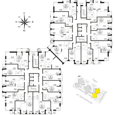 Квартира 56 м², 2-комнатная - изображение 2