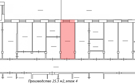 25,3 м², производственное помещение - изображение 3