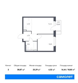 Квартира 88,2 м², 3-комнатная - изображение 1