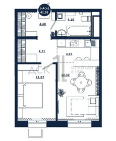 43,9 м², 1-комнатная квартира 6 000 000 ₽ - изображение 27