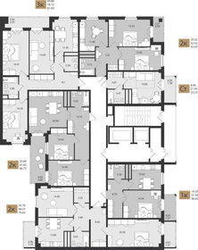 60,5 м², 3-комнатная квартира 6 500 000 ₽ - изображение 59