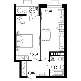 46 м², 2-комнатная квартира 9 200 000 ₽ - изображение 55