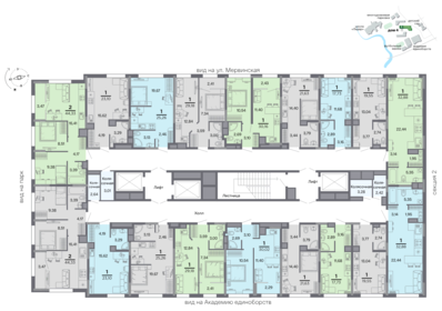 17,7 м², 1-комнатная квартира 2 443 237 ₽ - изображение 62