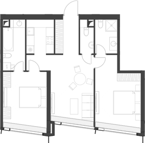 70 м², 2-комнатные апартаменты 55 000 000 ₽ - изображение 85