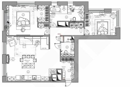 Квартира 126 м², 3-комнатная - изображение 1