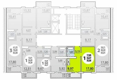 Квартира 36 м², 1-комнатная - изображение 4