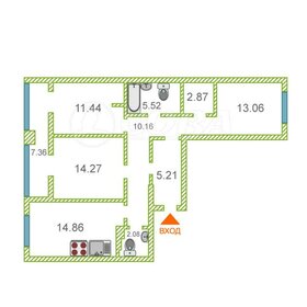 Квартира 79 м², 3-комнатная - изображение 5