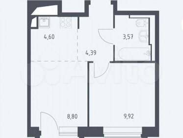 Квартира 32 м², 2-комнатная - изображение 1