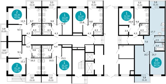 100 м², 3-комнатная квартира 25 000 000 ₽ - изображение 111