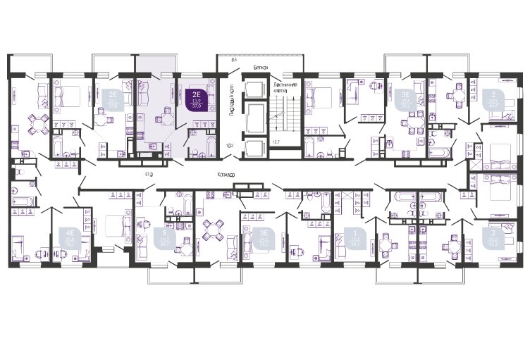 37 м², 1-комнатная квартира 5 500 000 ₽ - изображение 93