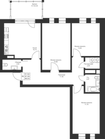 99,5 м², 3-комнатная квартира 11 943 600 ₽ - изображение 34