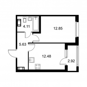 36,5 м², 1-комнатная квартира 5 765 420 ₽ - изображение 88