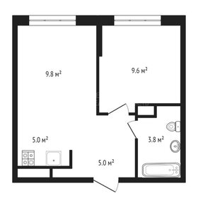 Квартира 37,9 м², 1-комнатная - изображение 1