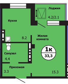 77,1 м², 3-комнатная квартира 15 419 110 ₽ - изображение 65