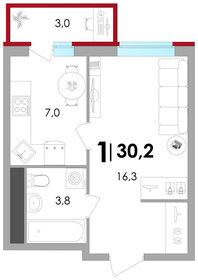 17,7 м², квартира-студия 2 550 000 ₽ - изображение 89