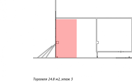 24,8 м², торговое помещение - изображение 4