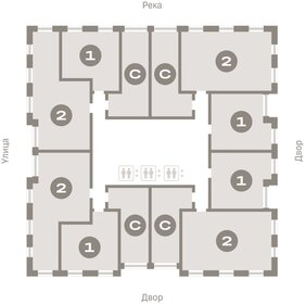 67,5 м², 3-комнатная квартира 8 800 000 ₽ - изображение 11